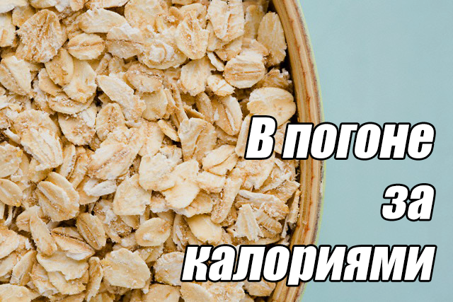 В погоне за калориями